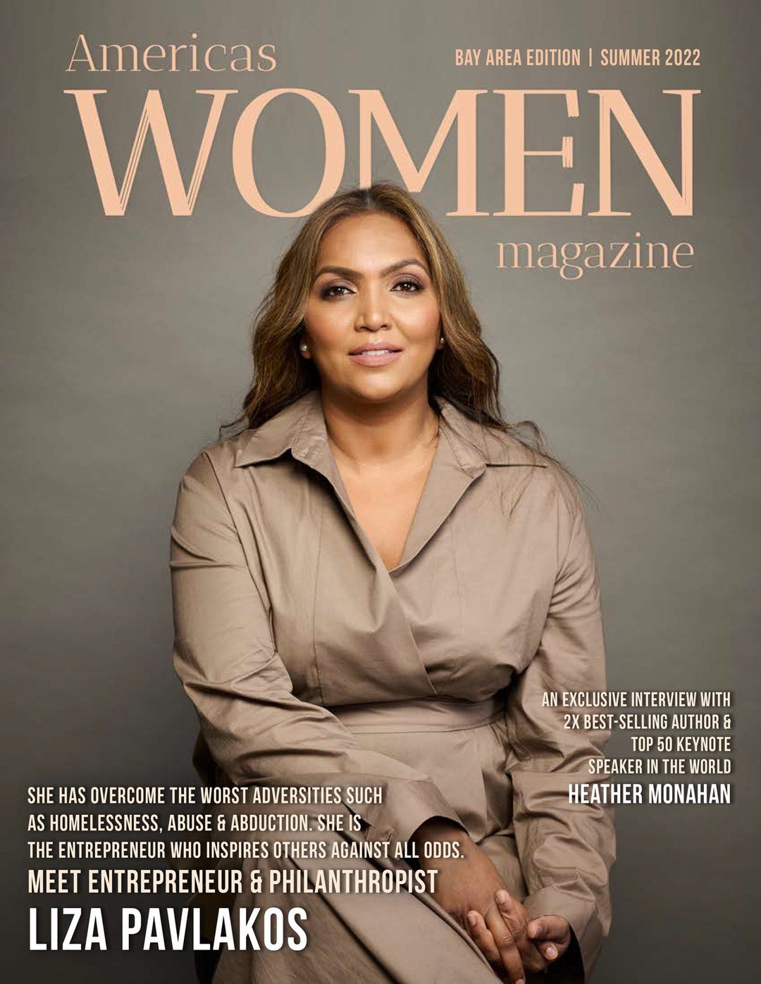 Norliza on cover of Americas Women Magazine — Summer 2022